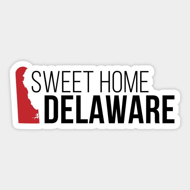 Sweet Home Delaware Sticker by Novel_Designs